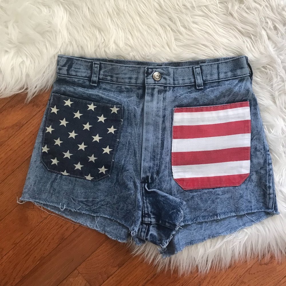 High Waisted American Shorts